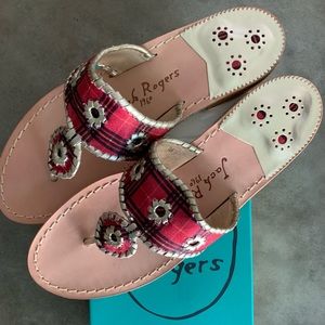 Jack Rogers Plaid Sandals